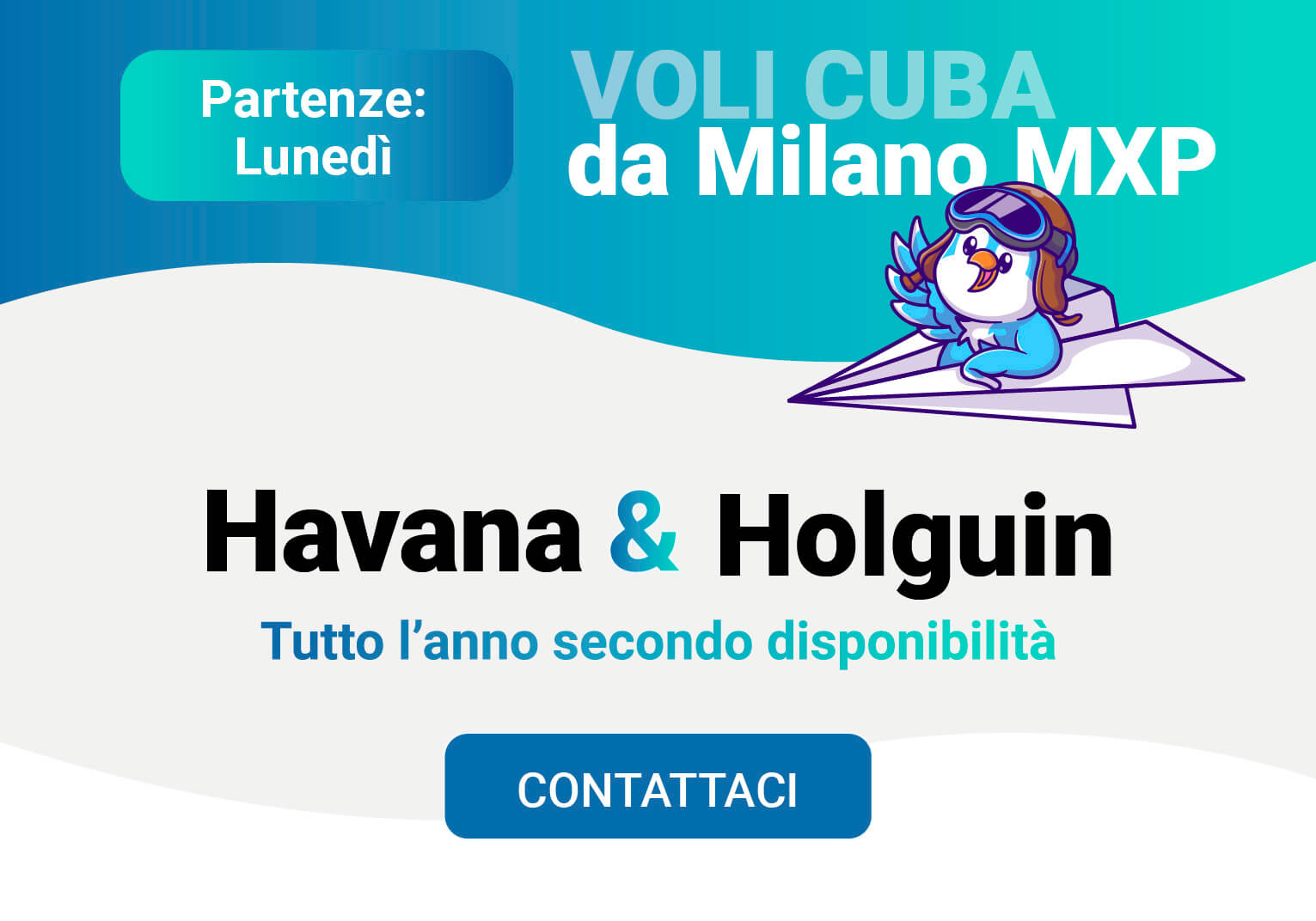 Nuovi voli italia per cuba